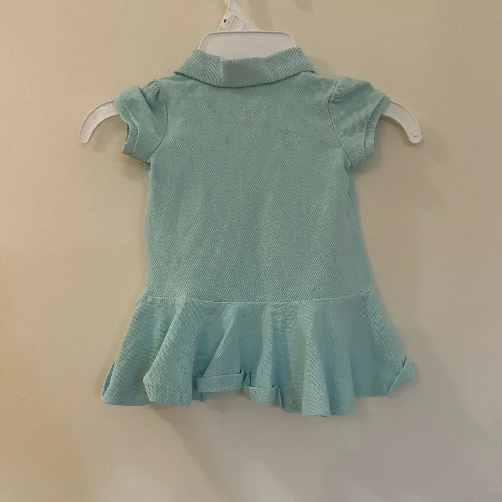 Ralph Lauren Blue Dress sz 3 m baby girl dress Ralph Lauren Polo Dress